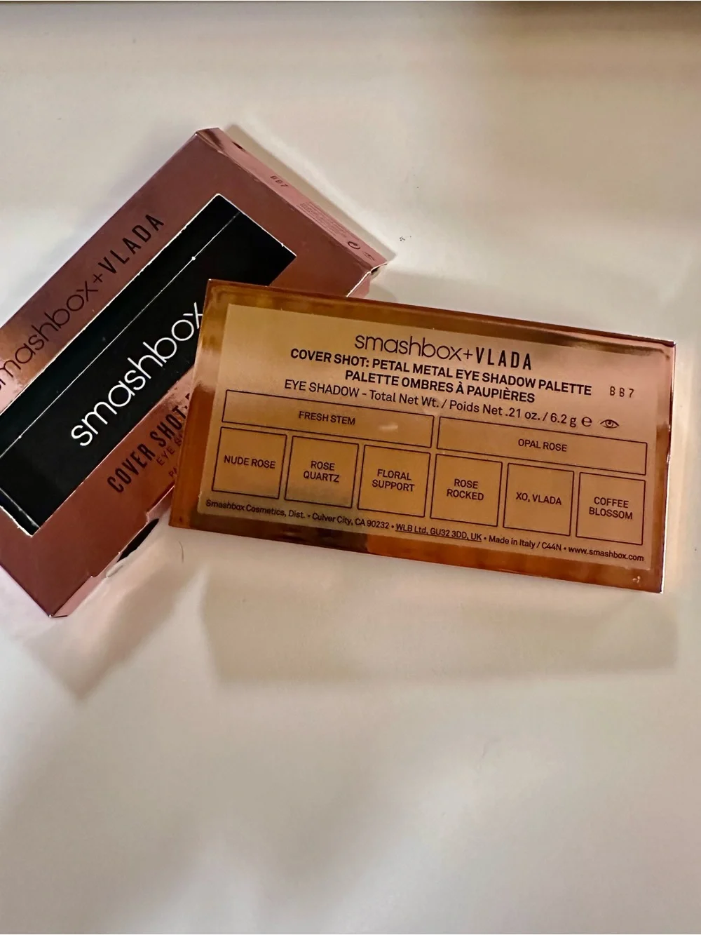 Smashbox metallic rose